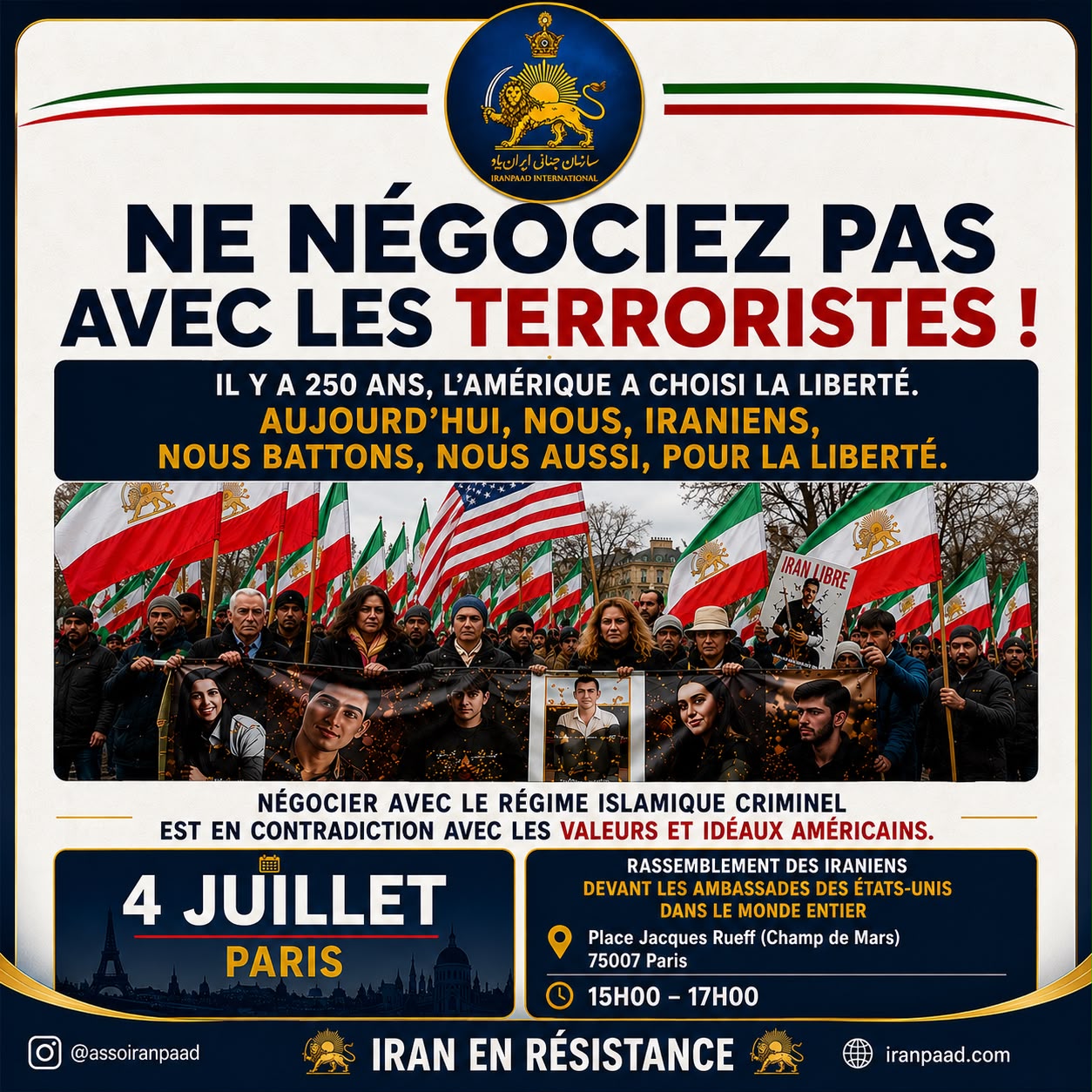 Affiche 4 juillet (français)