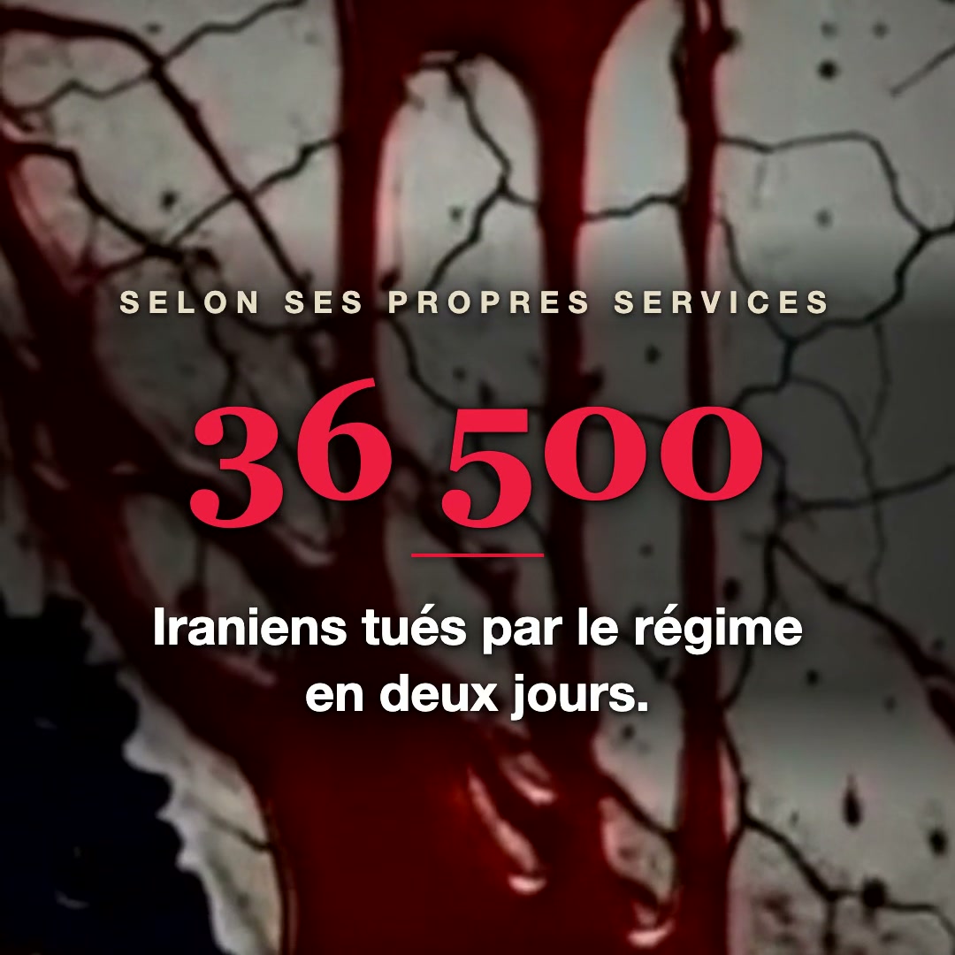 36 500 Iraniens tués par le régime en deux jours, les 8 et 9 janvier 2026