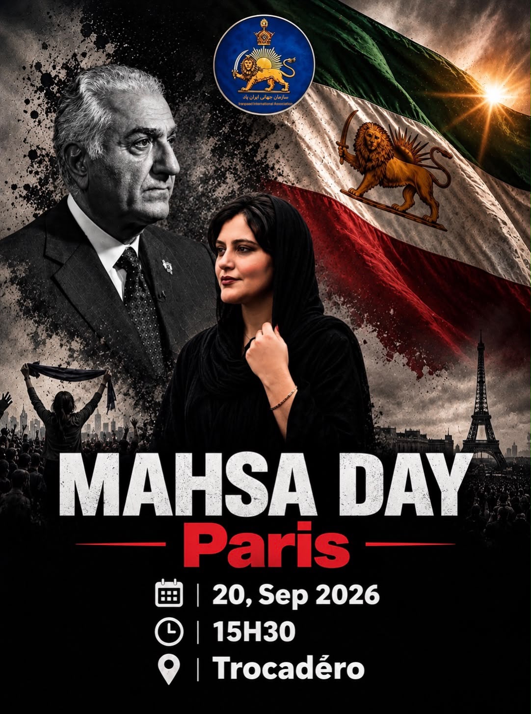 Mahsa Day Paris — affiche